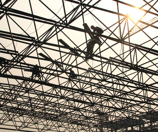 思茅厂房网架安装